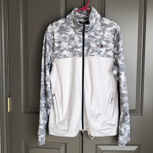 north face grey camo